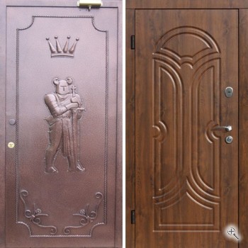 Элитная железная дверь с порошковым покрытием и ковкой - купить от производителя Мосдвери Элитная железная дверь с порошковым покрытием и ковкой